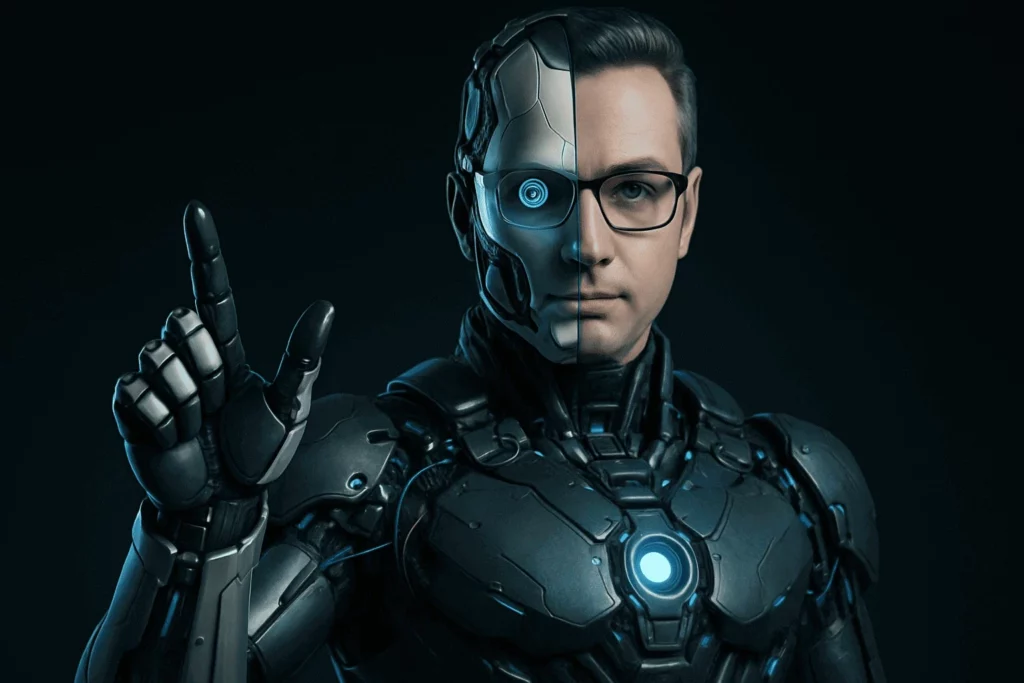 cyborg, pół człowiek mi robot